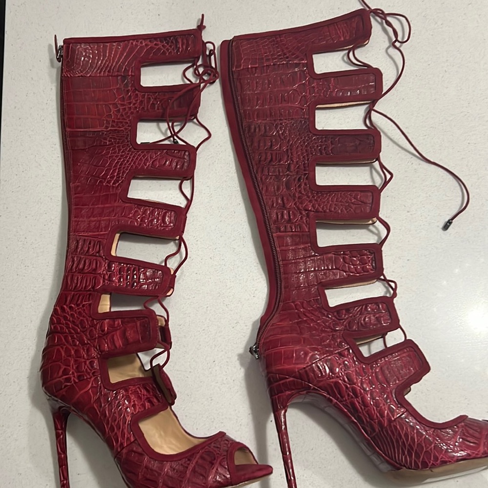 Brand new Alexandre Birman gladiator boots